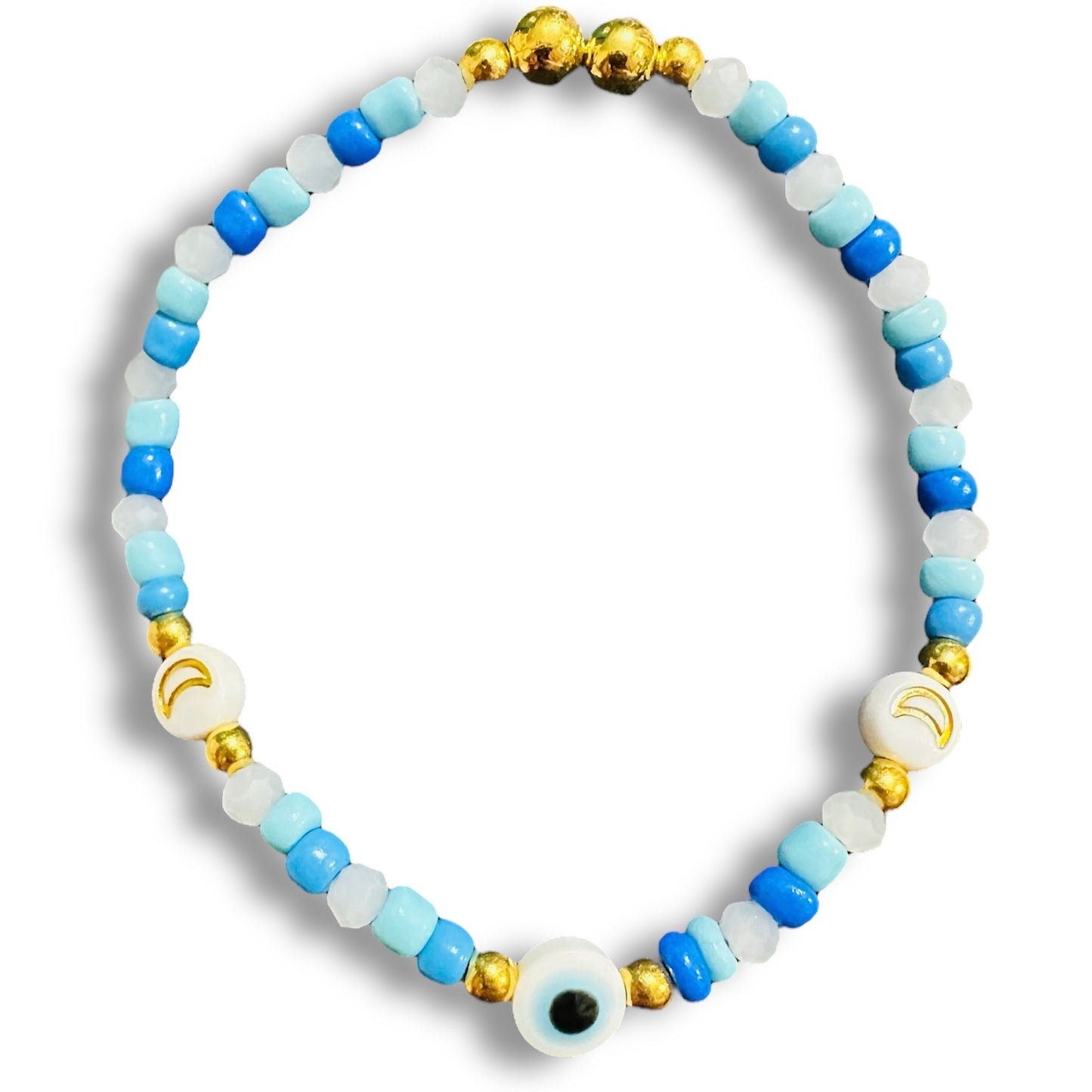 Evil eye bracelet.