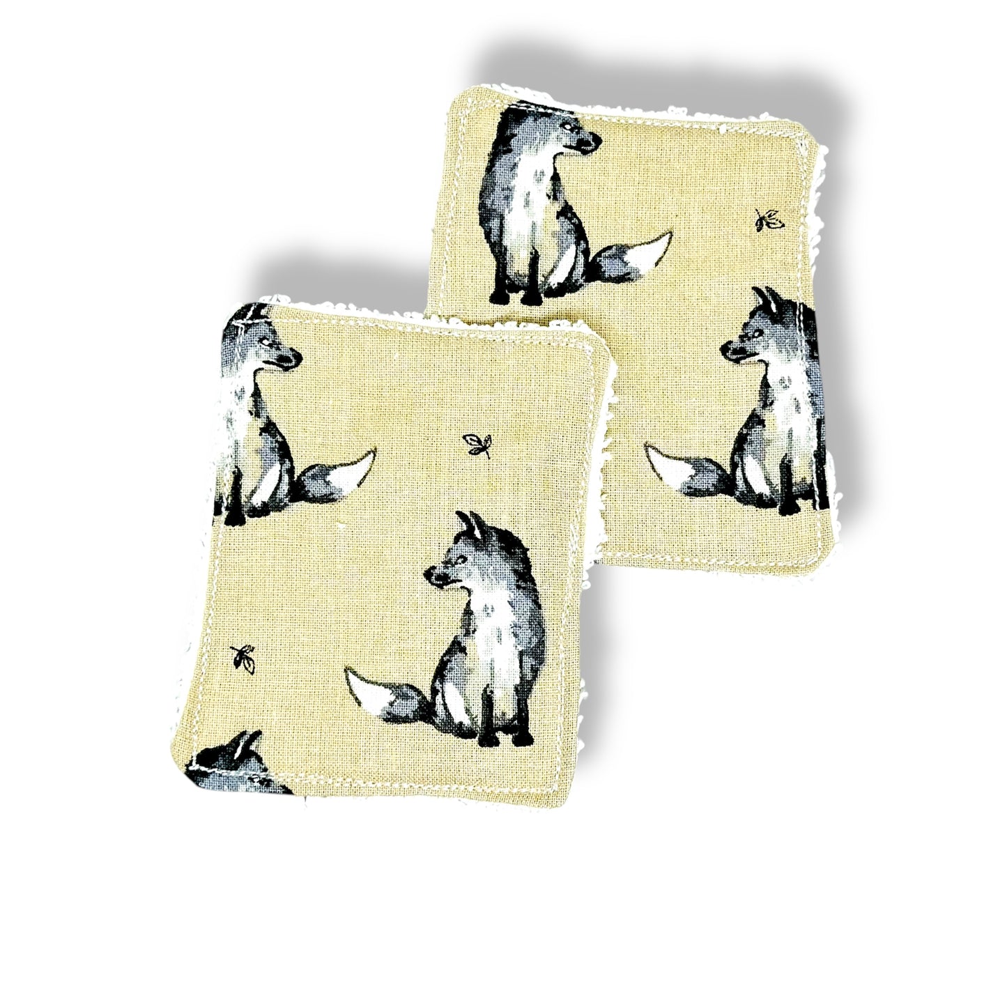 Handmade, reusable, eco friendly, makeup remover wipes.