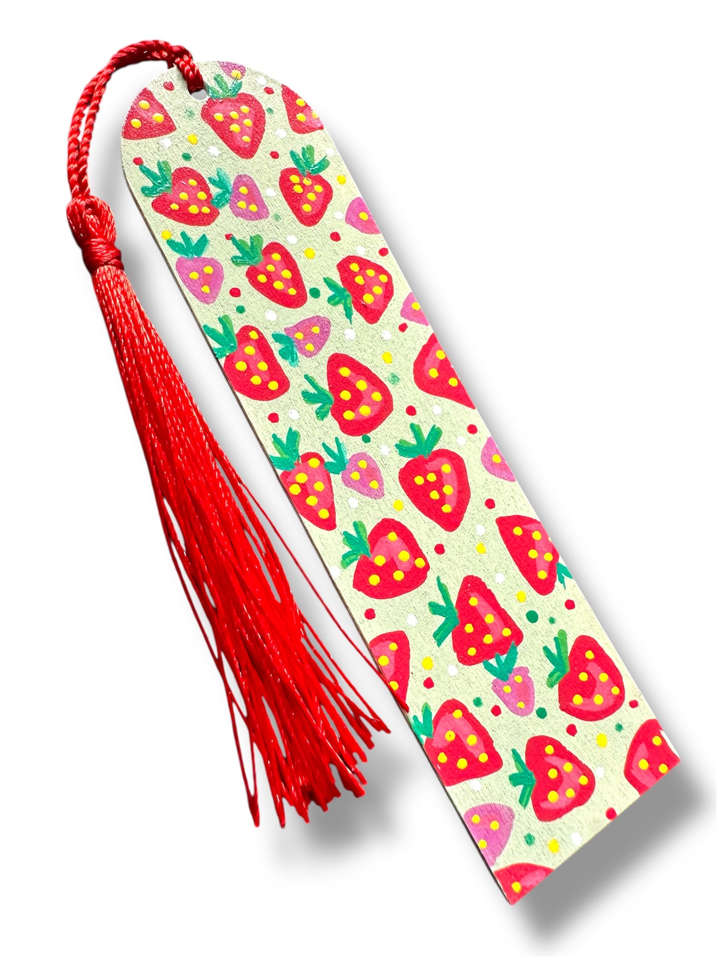 Strawberry bookmark