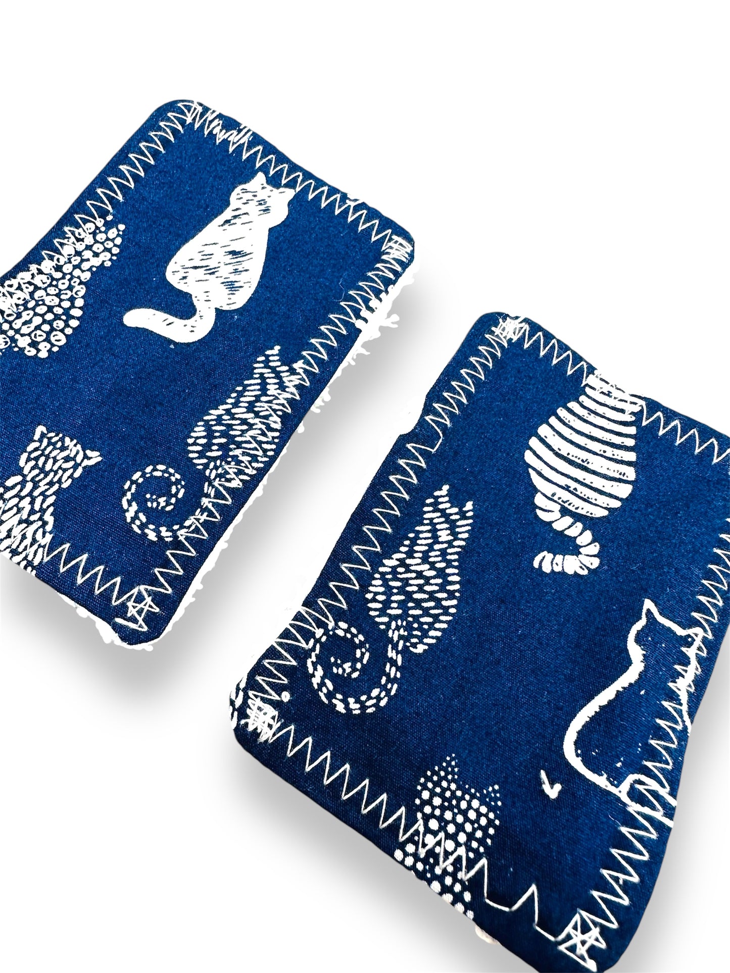 Handmade, reusable, eco friendly, makeup remover wipes.