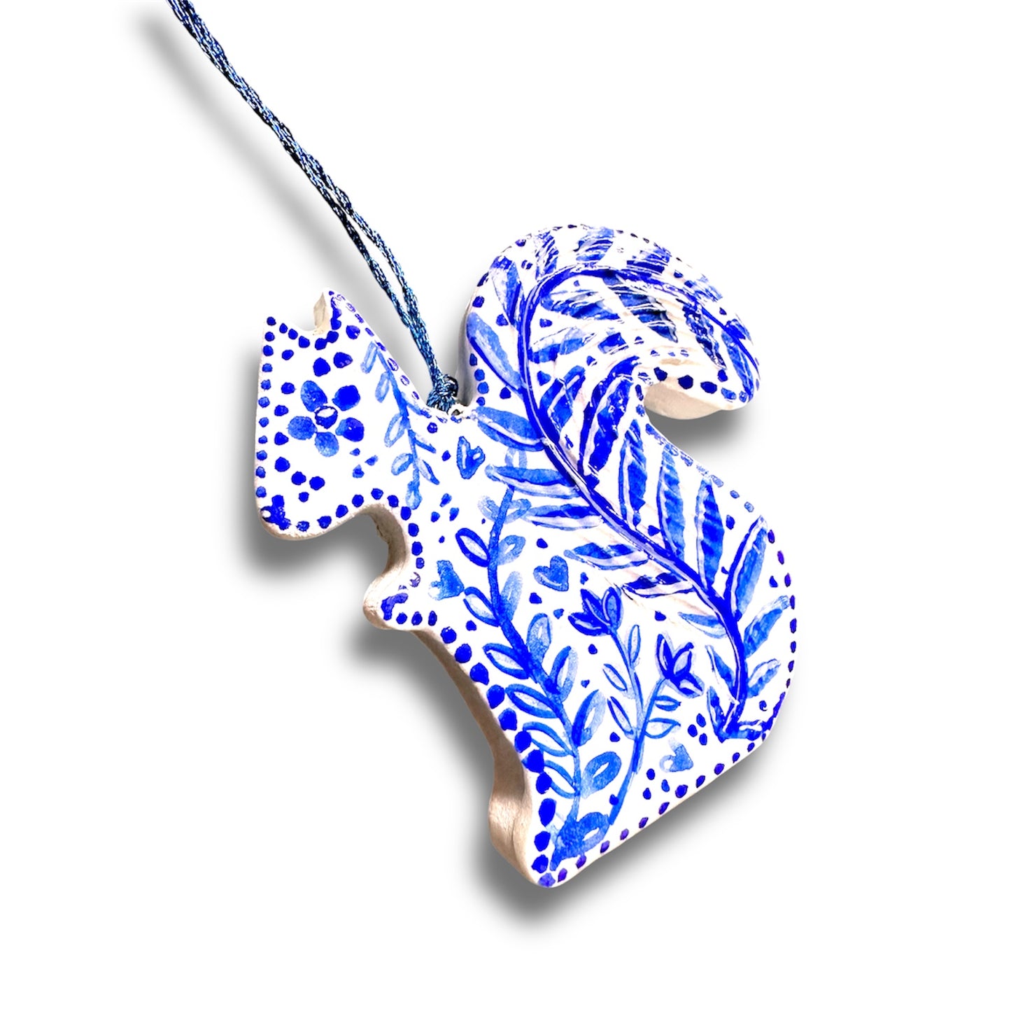Squirrel hanging decoration.