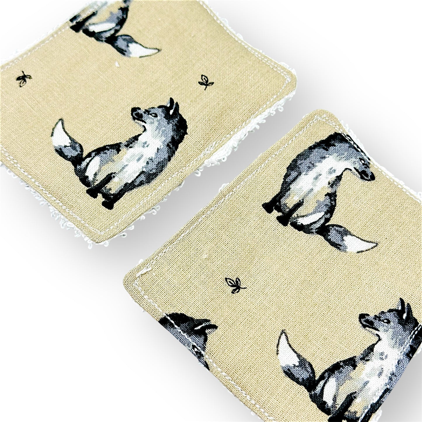 Handmade, reusable, eco friendly, makeup remover wipes.