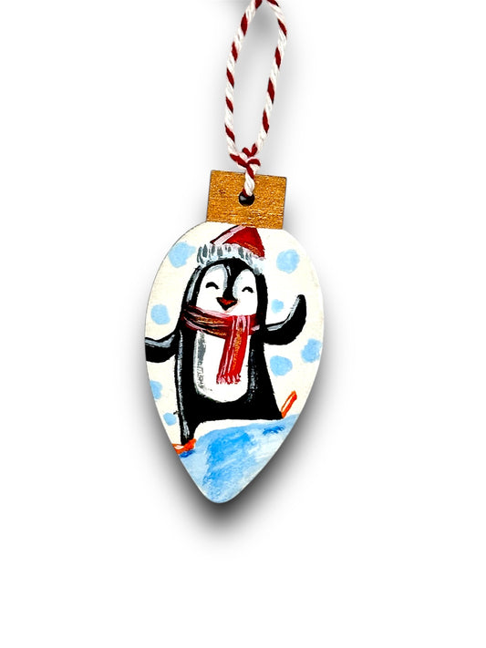 Penguin Christmas tree decoration.