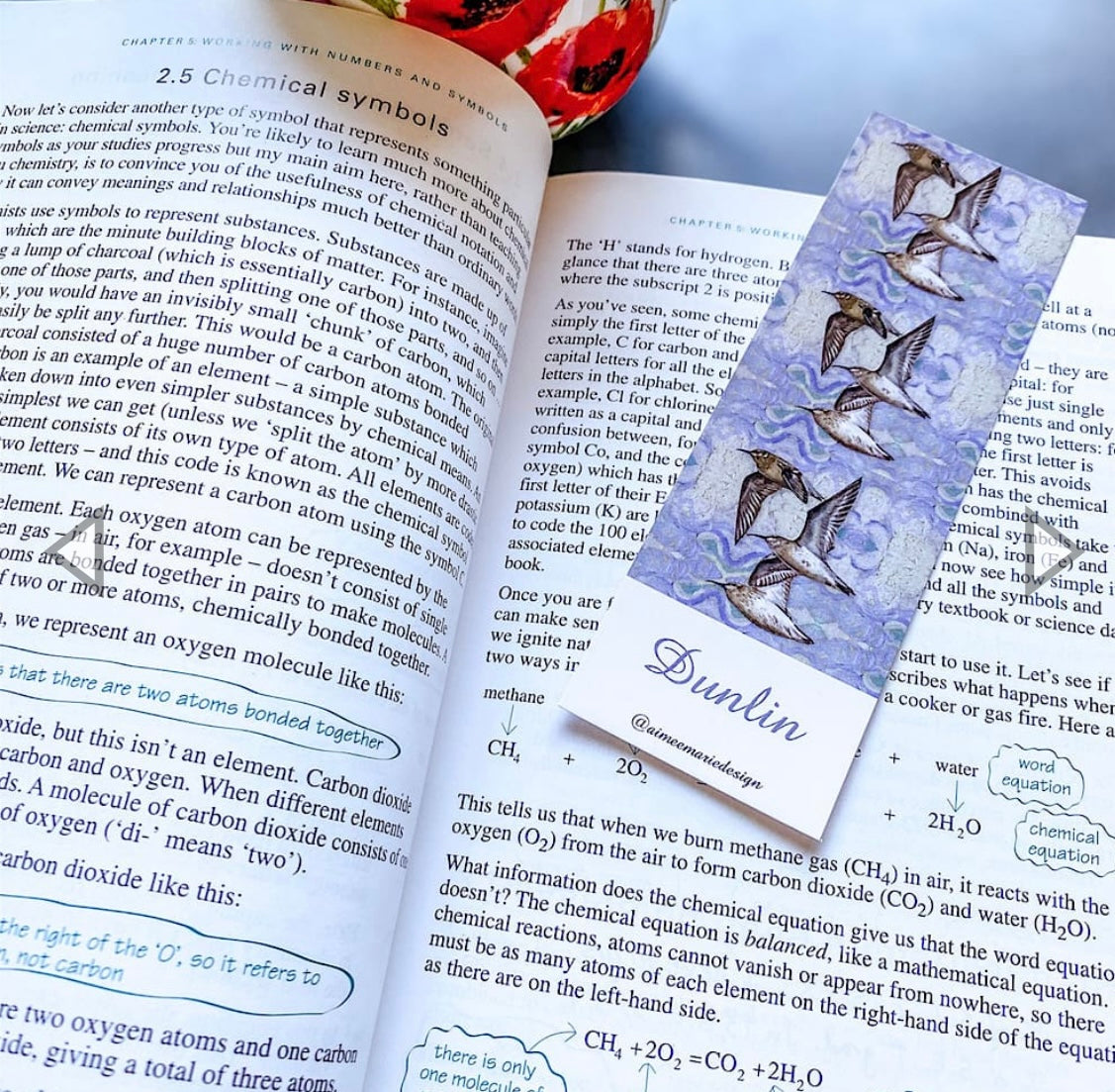 Dunlin bookmark.