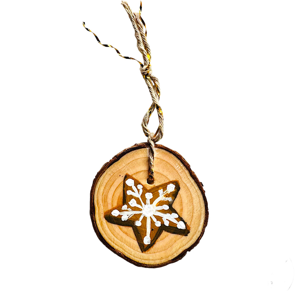 Gingerbread cookie Christmas tree decoration.