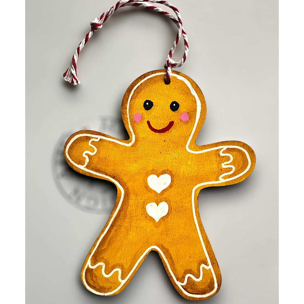 Gingerbread man Christmas decoration.