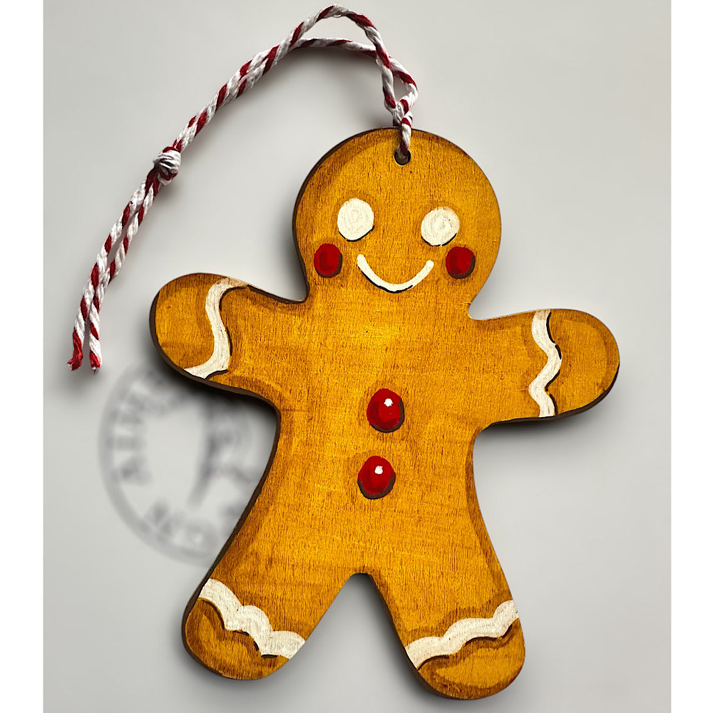 Gingerbread man Christmas decoration.