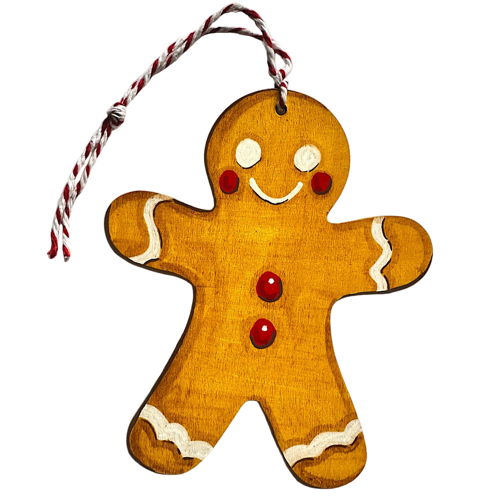 Gingerbread man Christmas decoration.