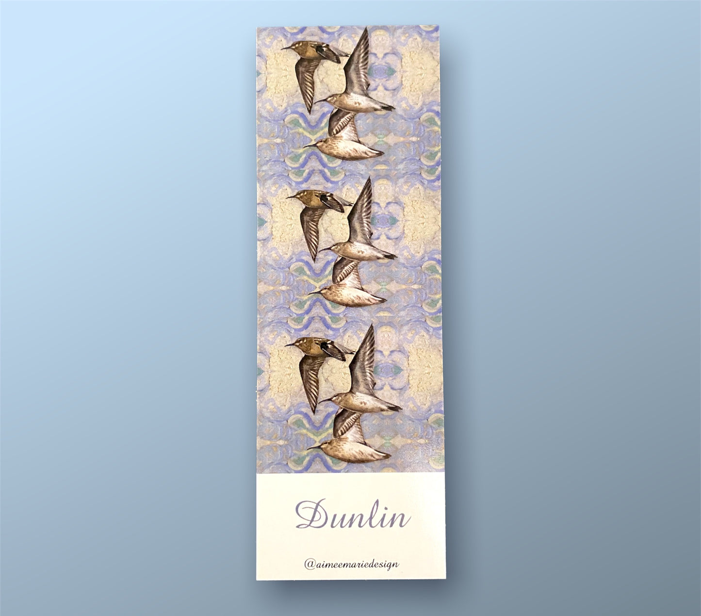 Dunlin bookmark.