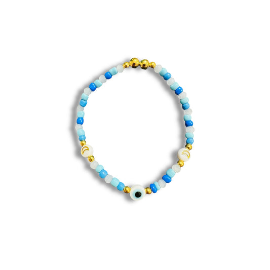 Evil eye bracelet.