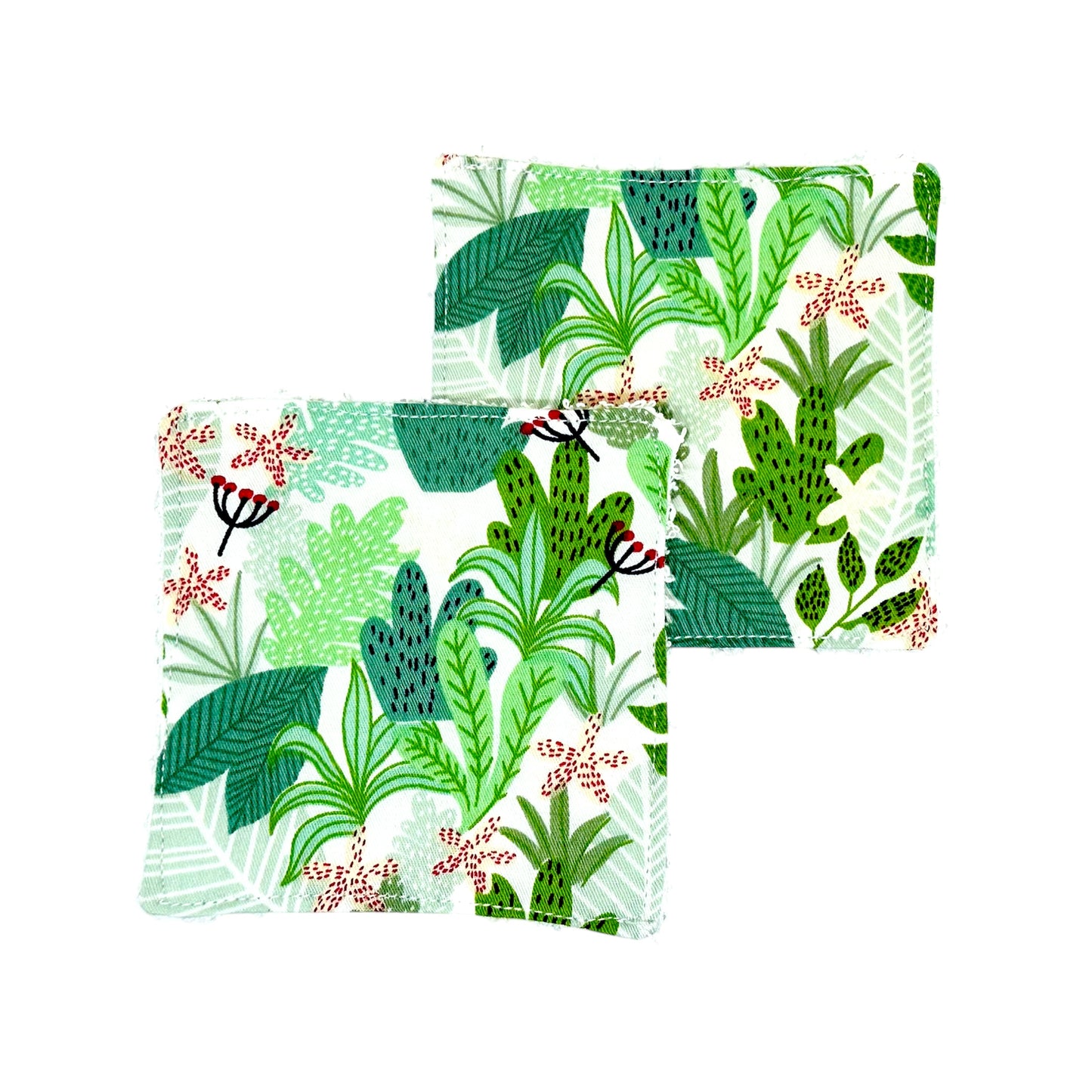 Eco-friendly, reusable makeup remover wipes.