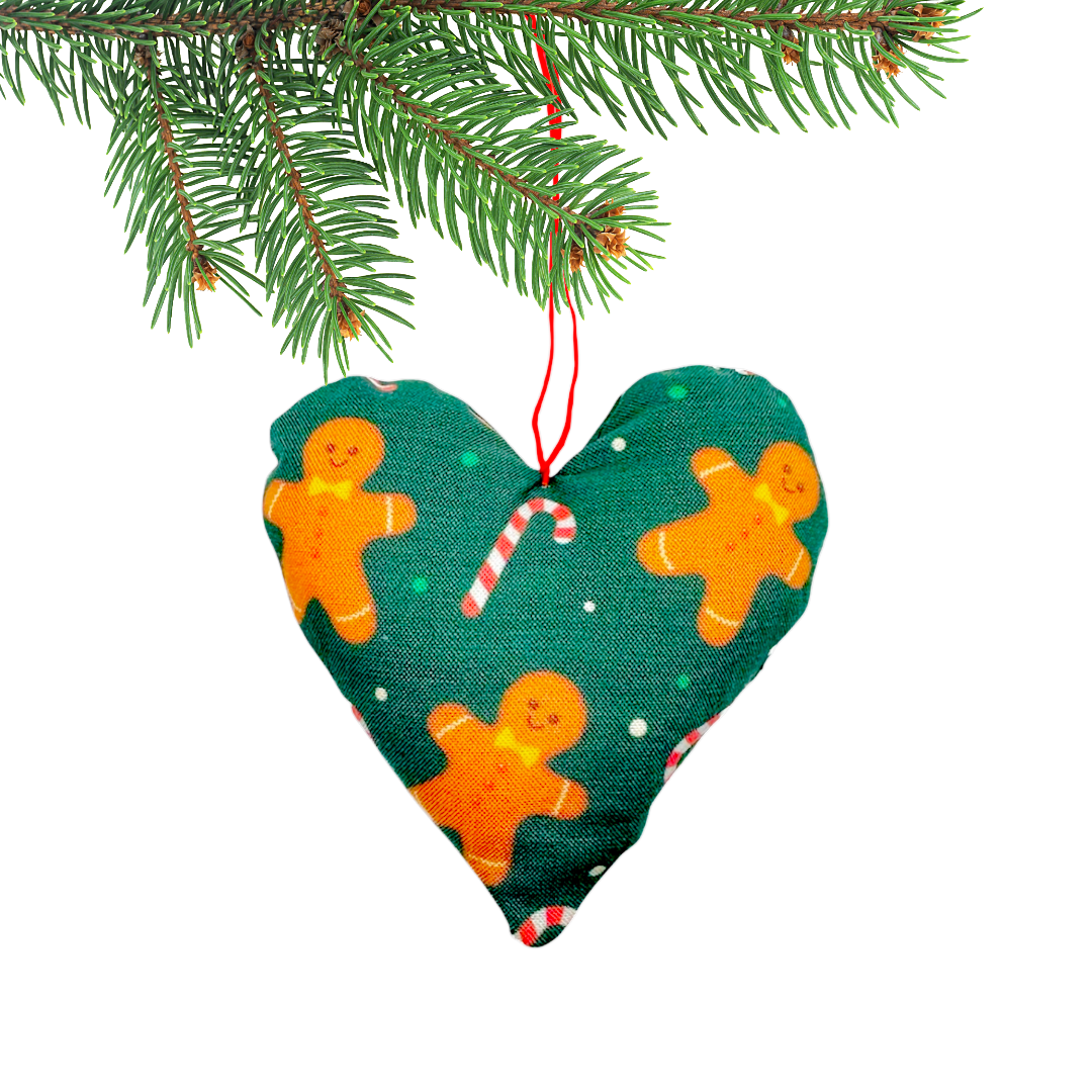 Gingerbread man Christmas tree decoration.