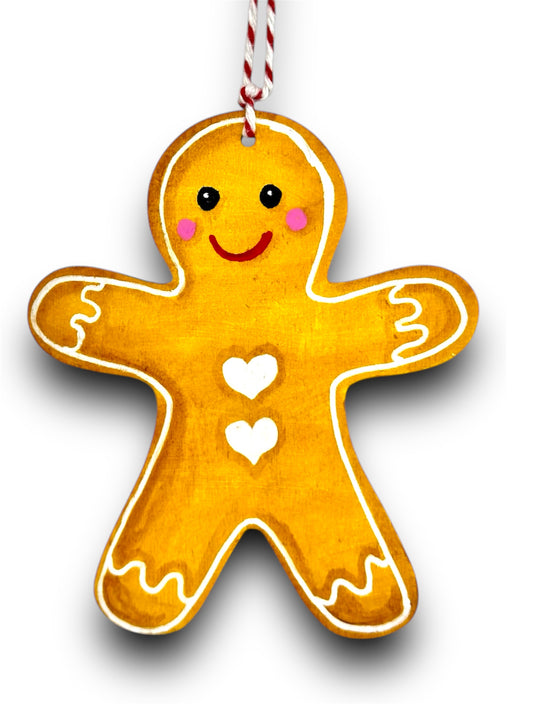 Gingerbread man Christmas decoration.