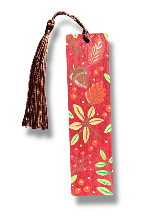 Autumn bookmark.