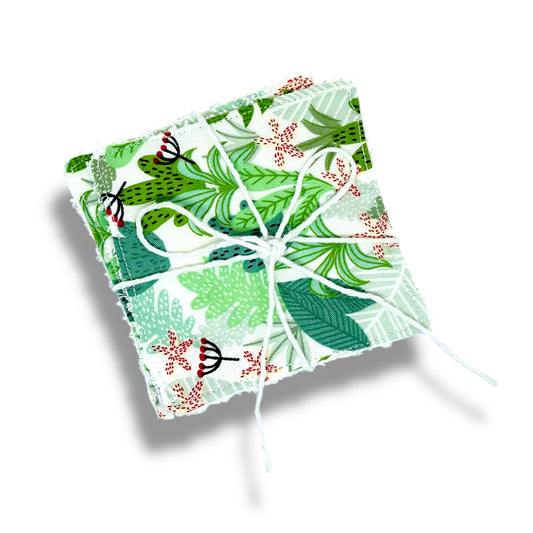 Eco-friendly, reusable makeup remover wipes.
