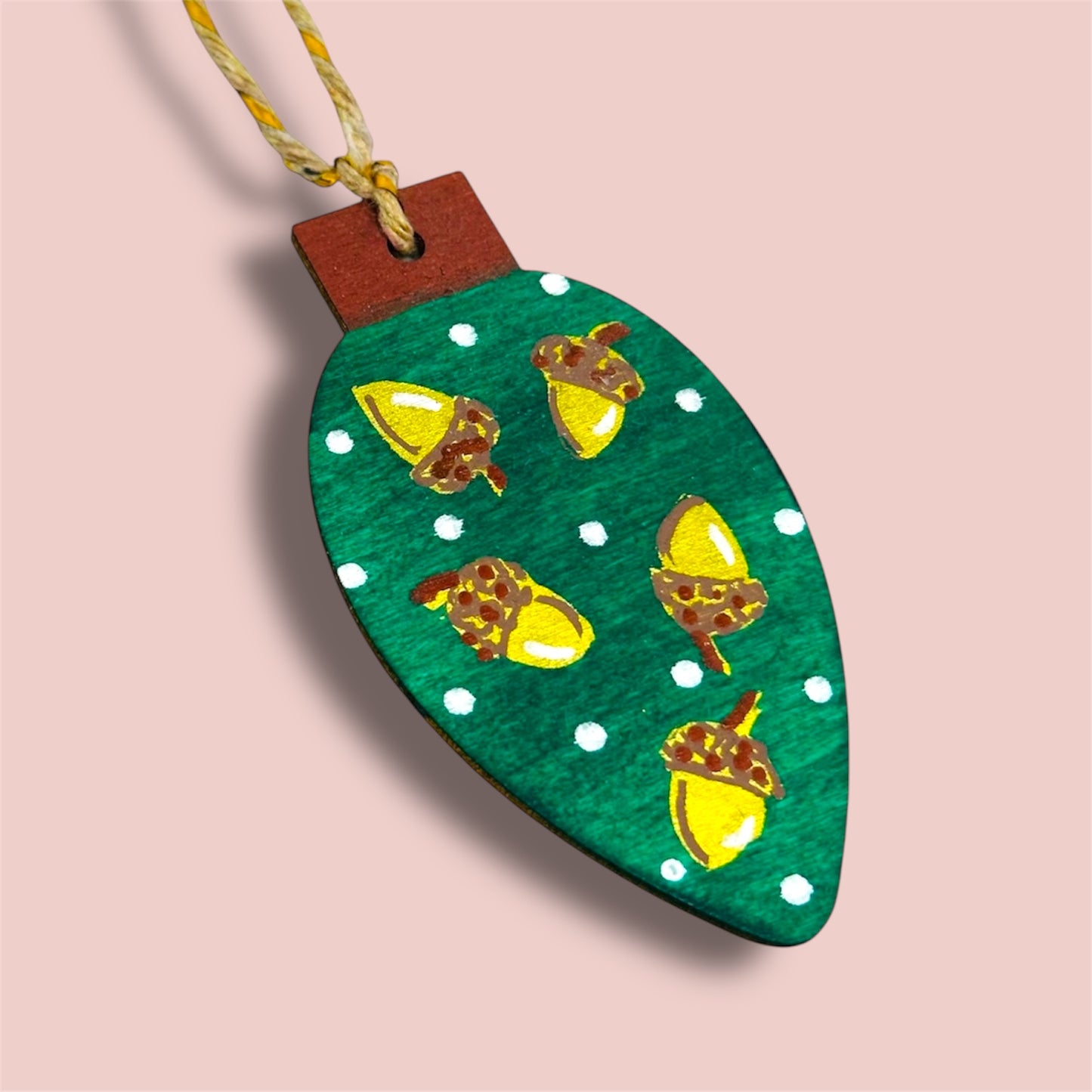 Autumn, Acorn hanging decoration.