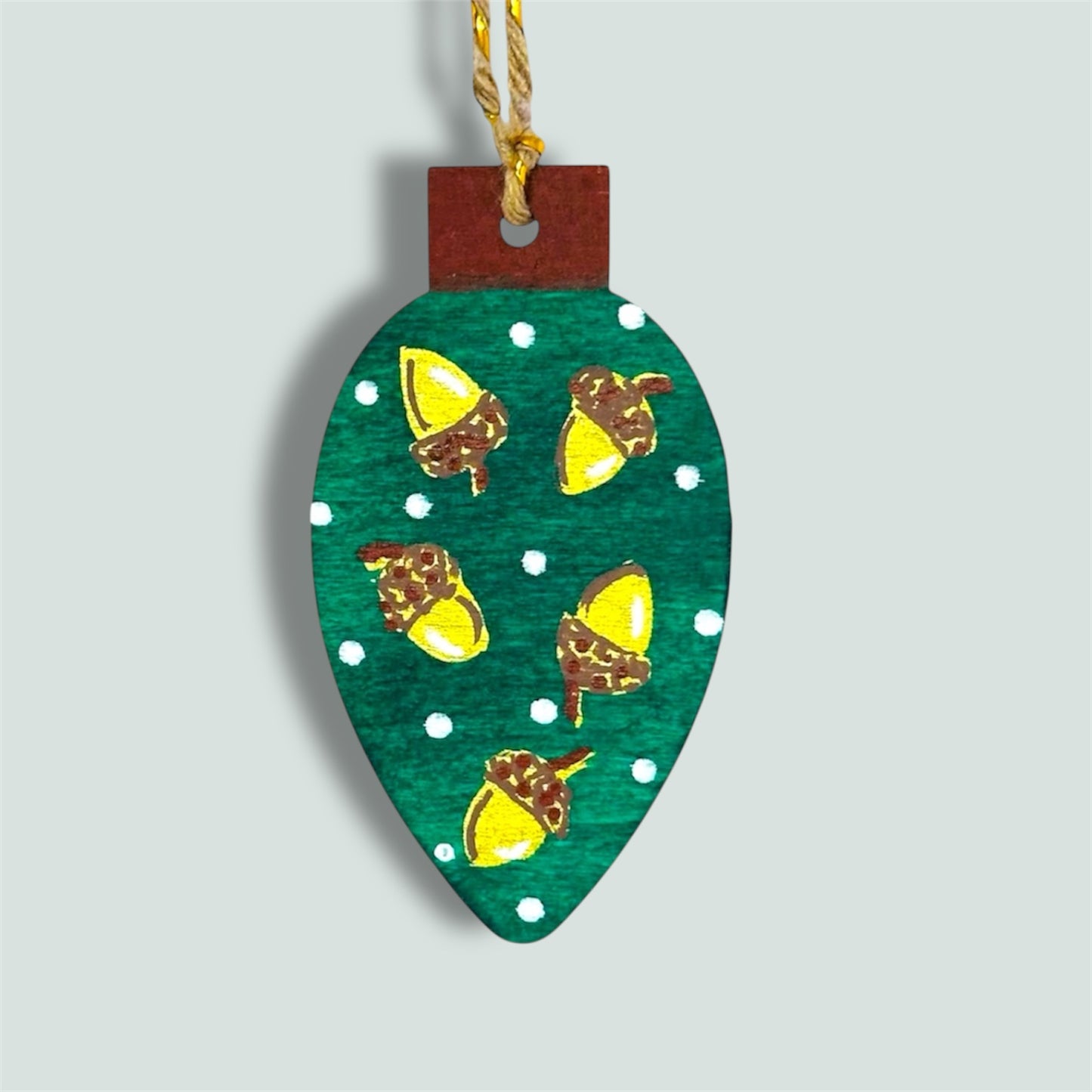 Autumn, Acorn hanging decoration.