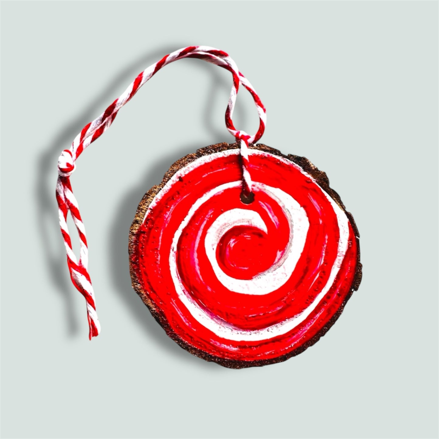 Christmas tree decoration - candy cane style