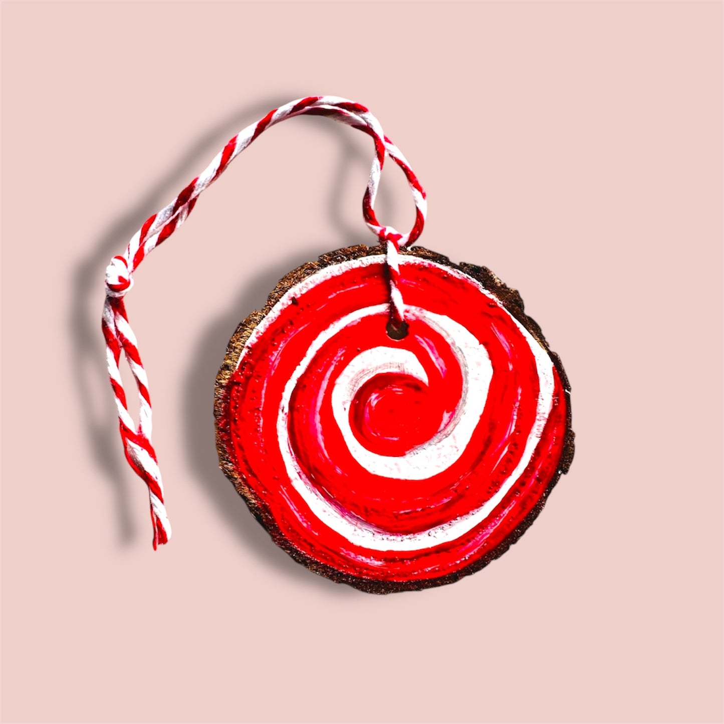 Christmas tree decoration - candy cane style