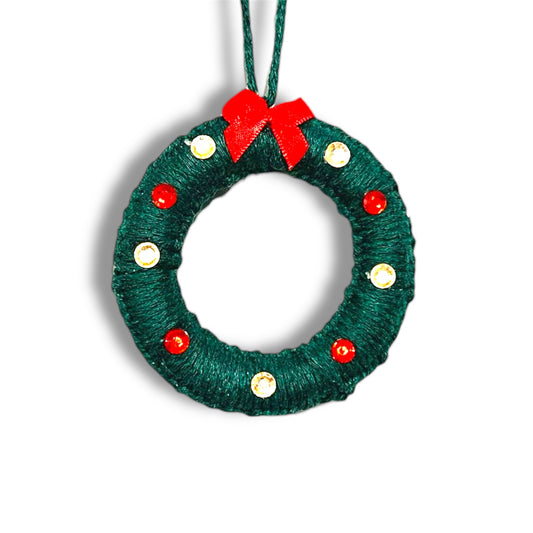 Christmas wreath, tree decoration.