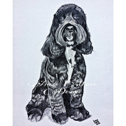 Pet/animal portrait commissions- 1 subject.