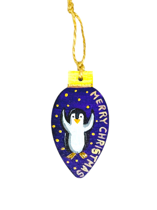Penguin Christmas tree decoration.