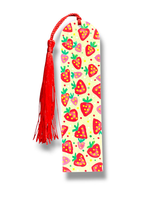 Strawberry bookmark