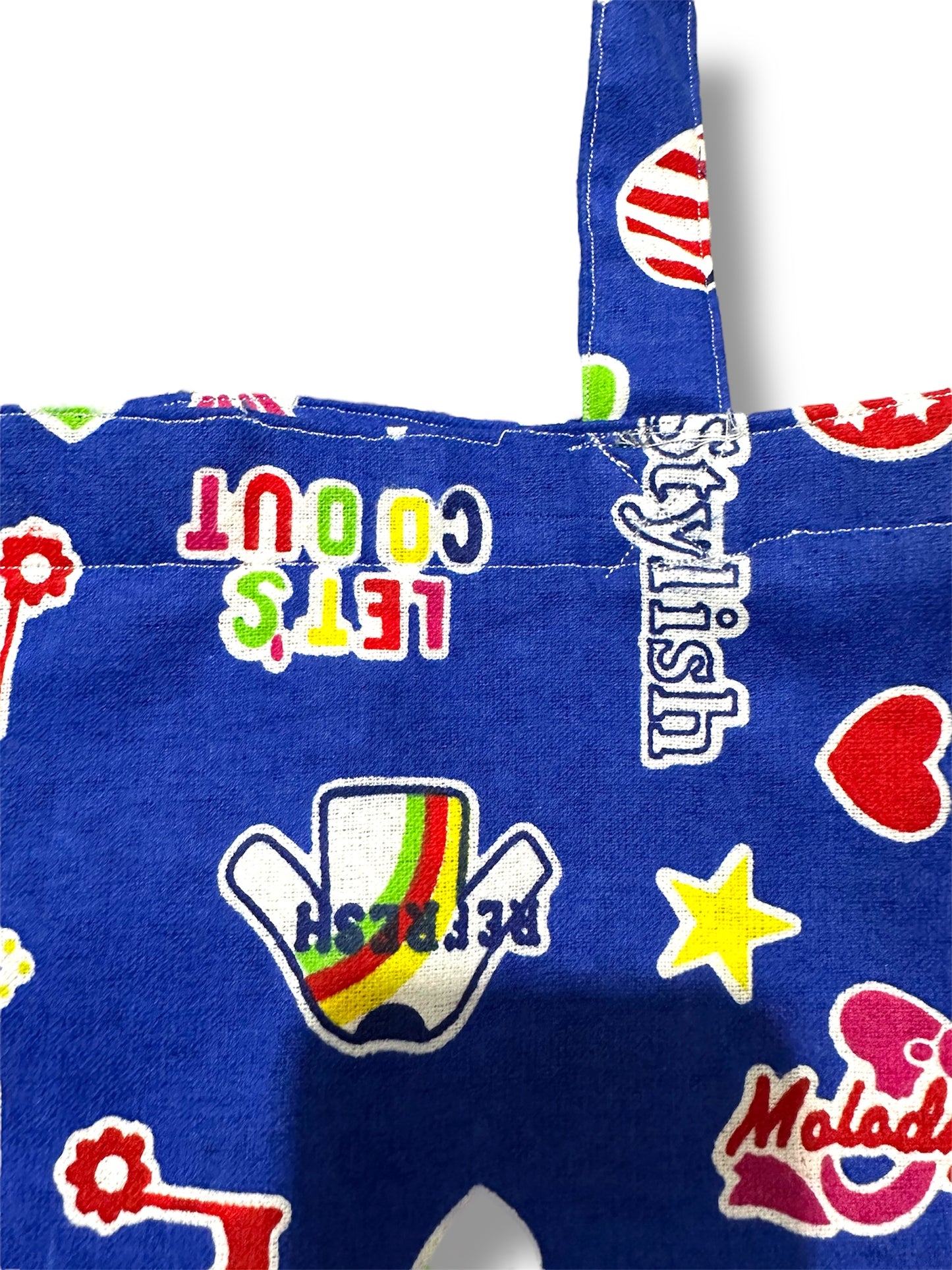 Handmade tote/shopping bag.
