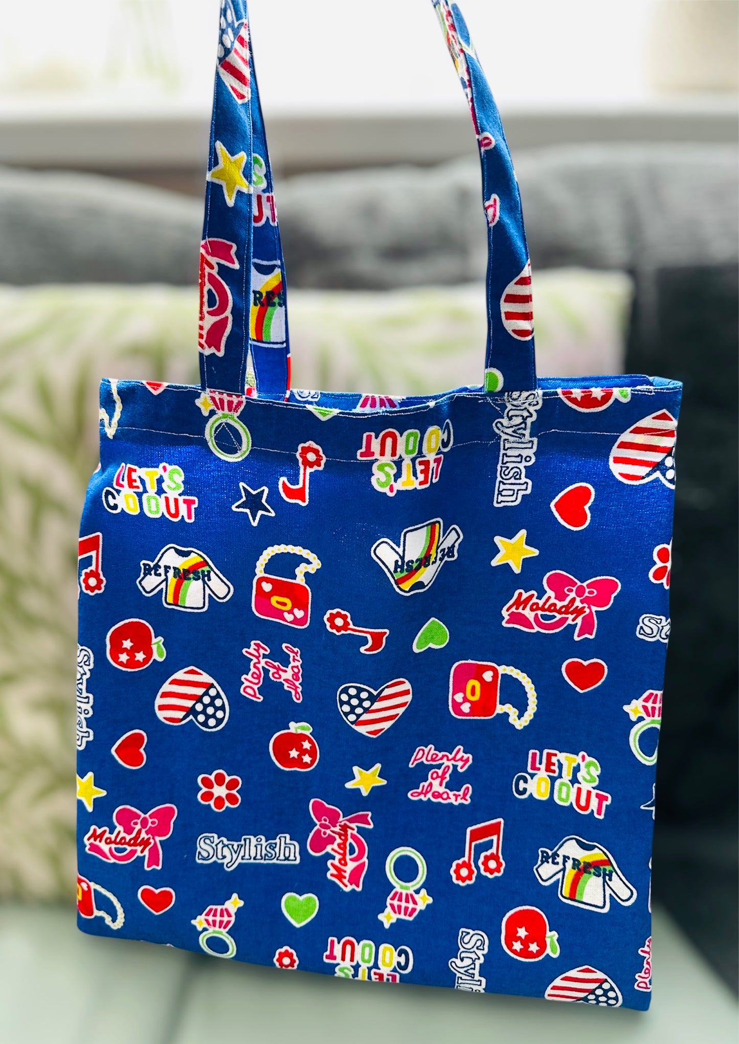 Handmade tote/shopping bag.
