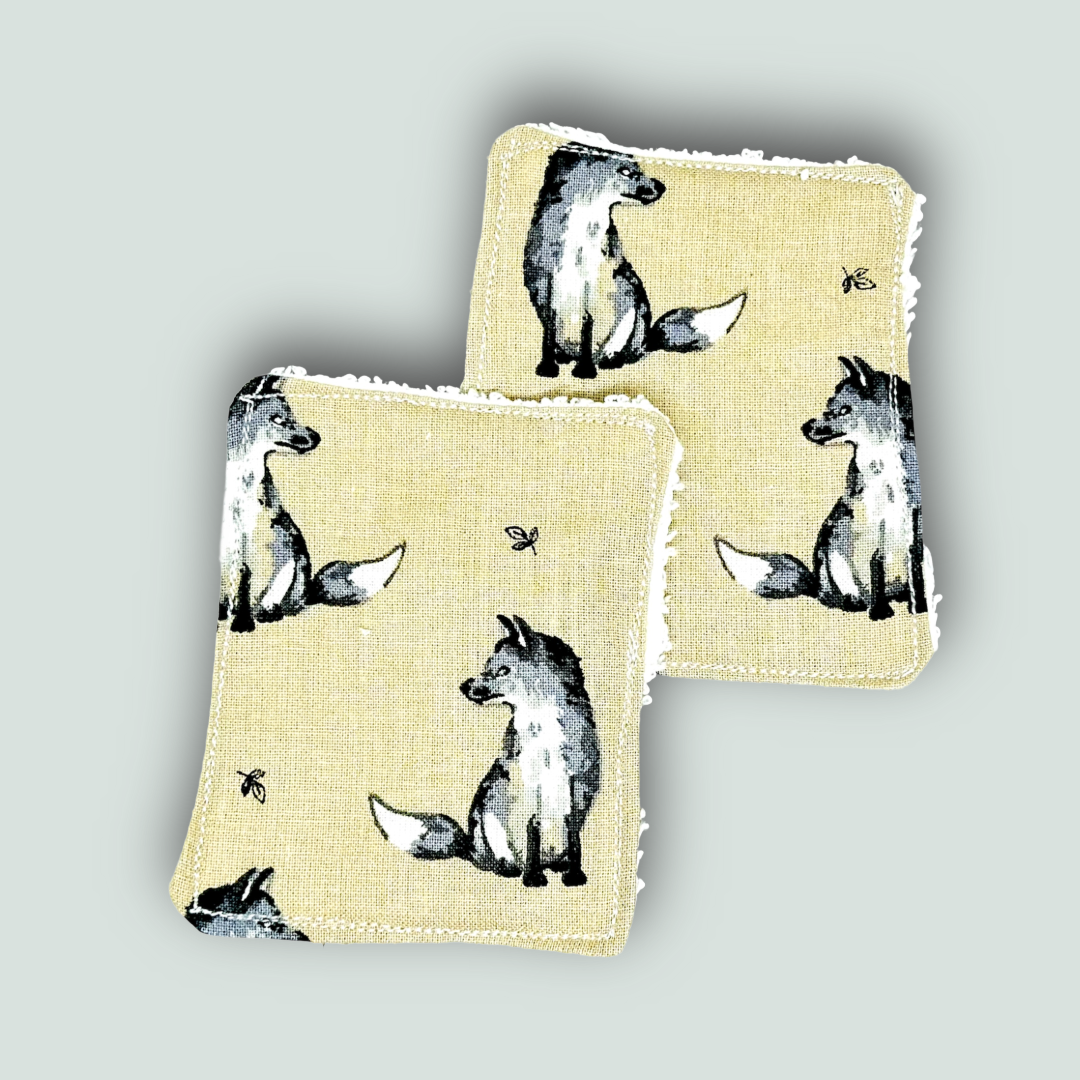 Handmade, reusable, eco friendly, makeup remover wipes.