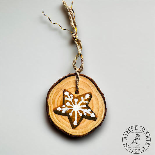 Gingerbread cookie Christmas tree decoration.