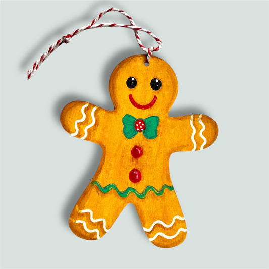 Gingerbread man Christmas decoration.