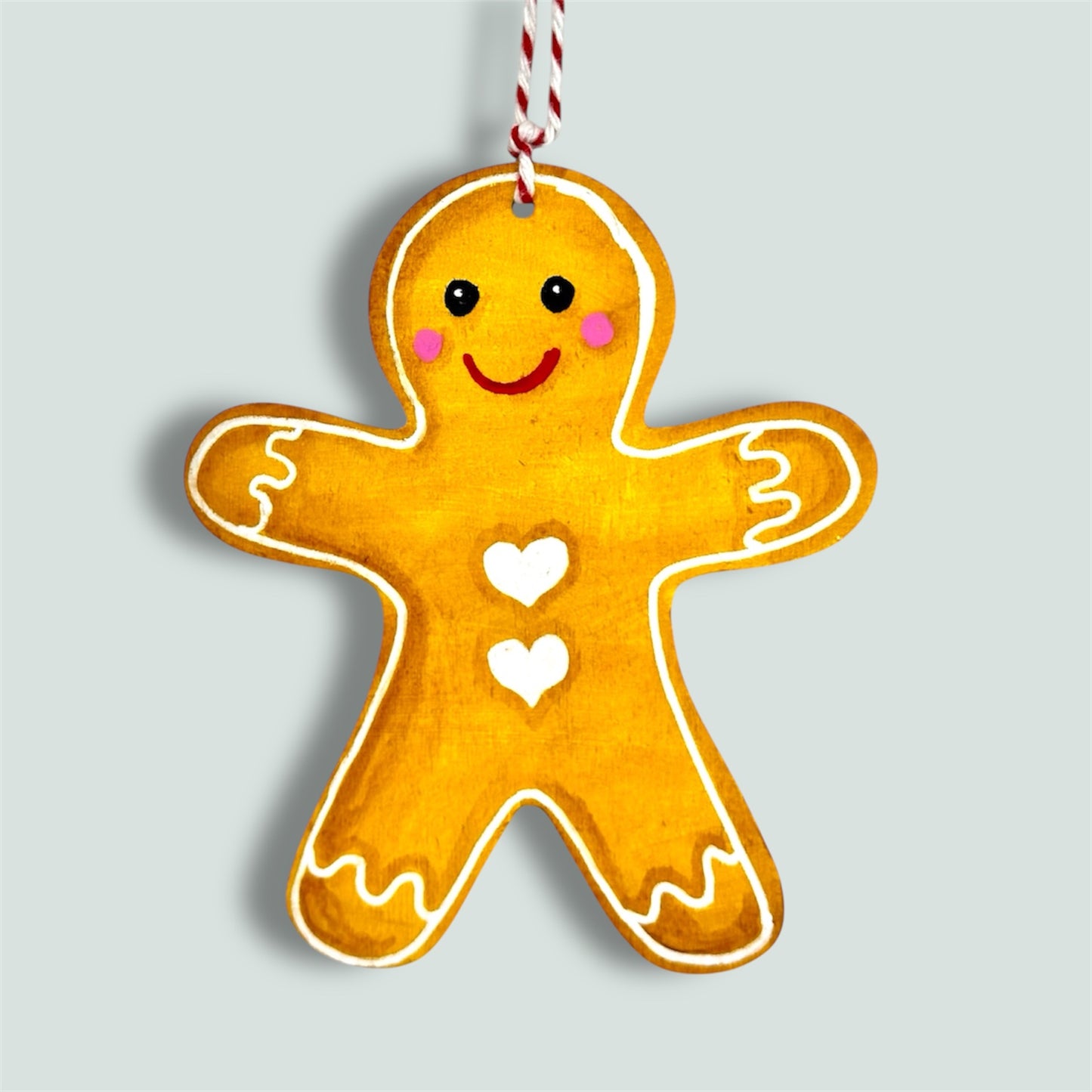 Gingerbread man Christmas decoration.