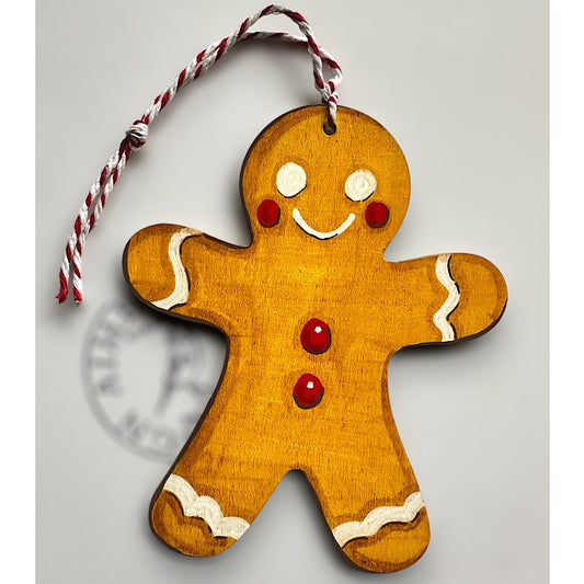 Gingerbread man Christmas decoration.