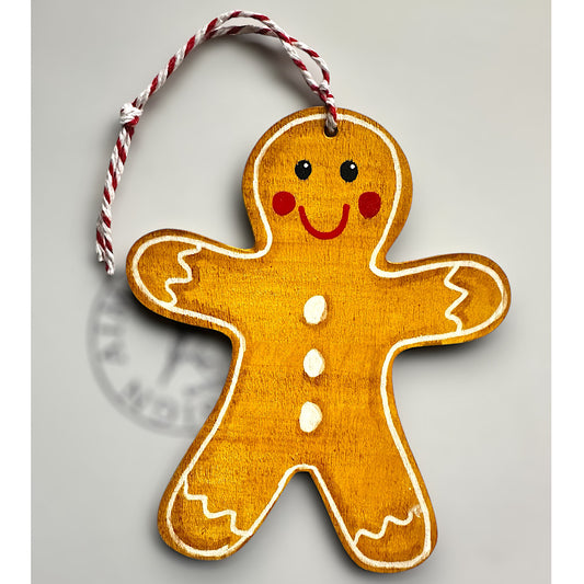Gingerbread man Christmas decoration.