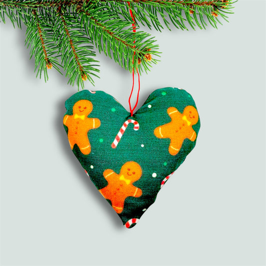 Gingerbread man Christmas tree decoration.