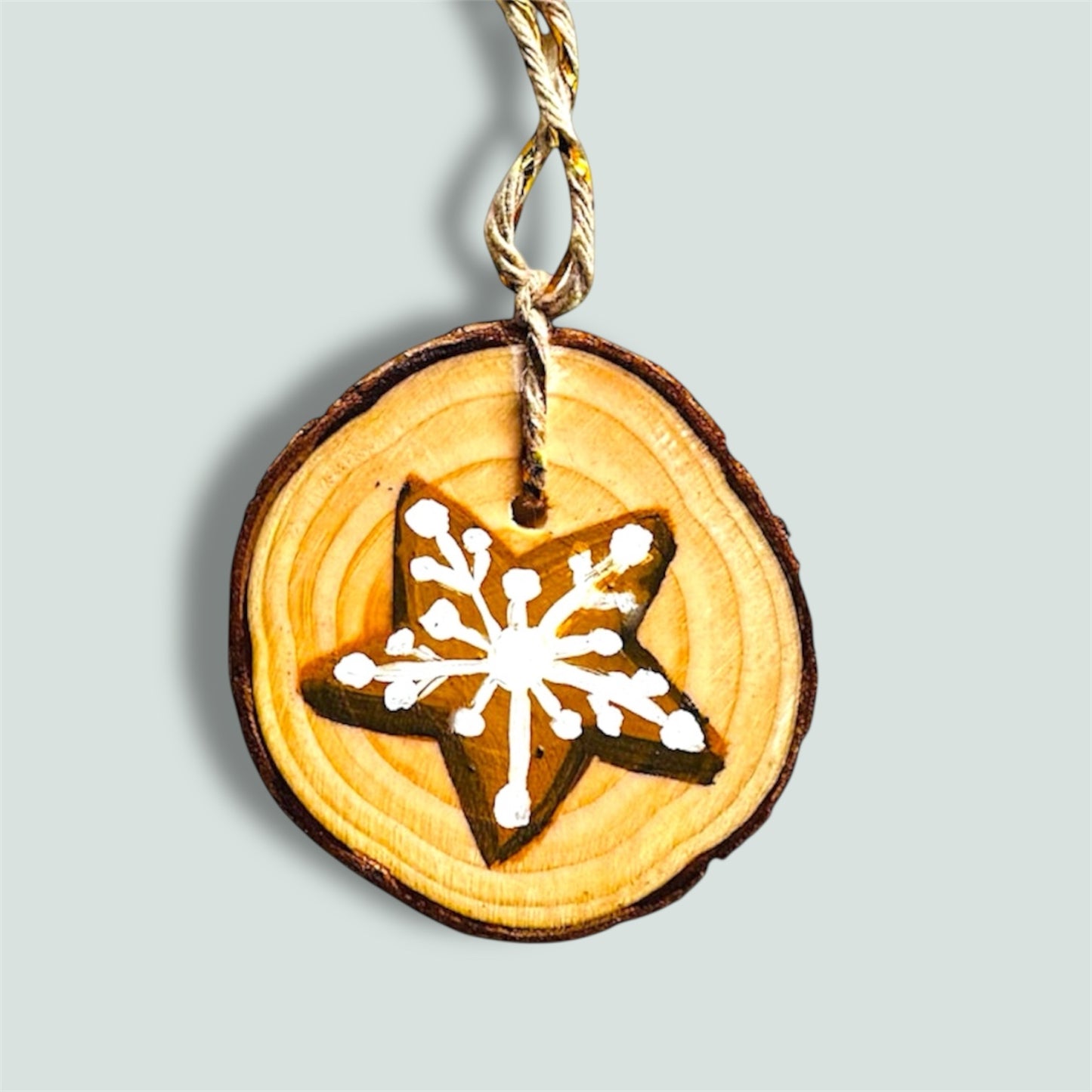 Gingerbread cookie Christmas tree decoration.