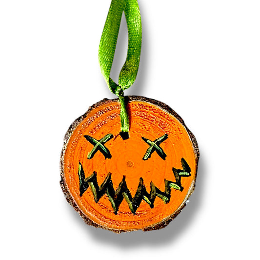 Halloween pumpkin hanging decoration.