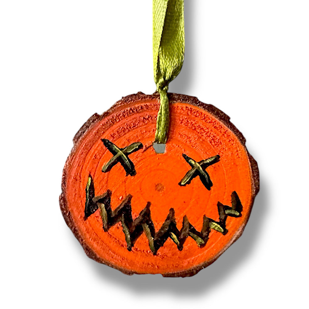 Halloween pumpkin hanging decoration.