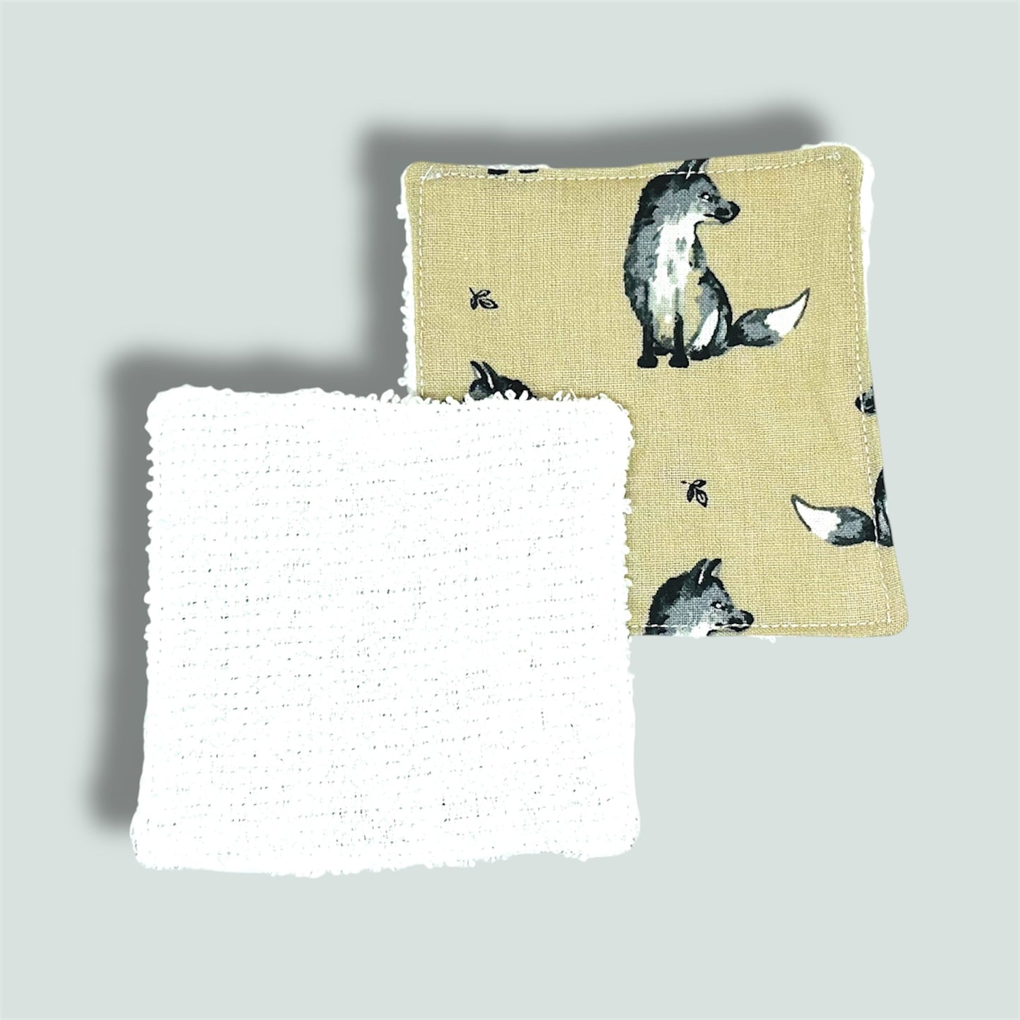 Eco-friendly, reusable makeup remover wipes.