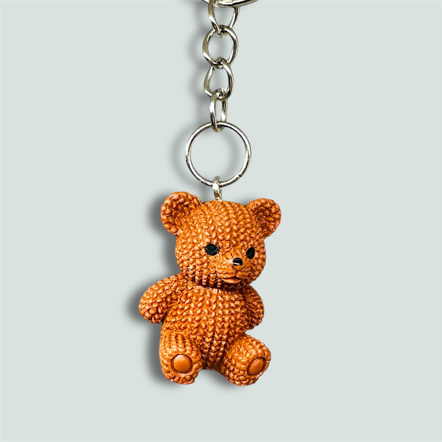 Teddy bear keyring-keychain-bag charm.