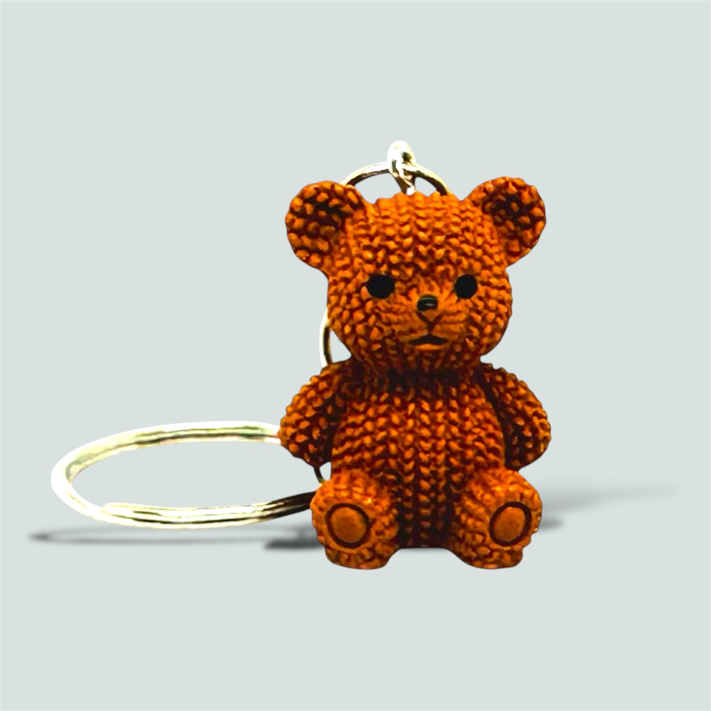 Teddy bear keyring-keychain-bag charm.